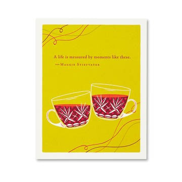 CARD PG CONGRATULATIONS A LIFE IS MEASURED