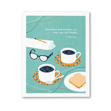 CARD PG LOVE & FRIENDS YOUR HEART MY HEART