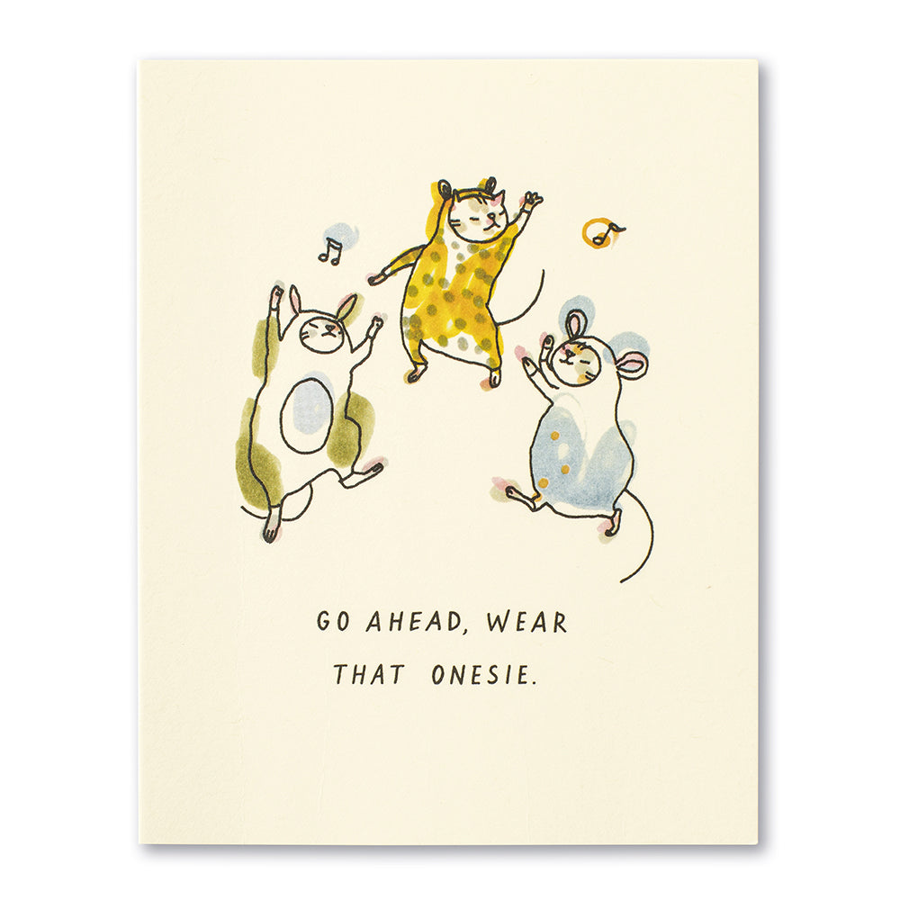 CARD LM BIRTHDAY GO AHEAD WEAR THAT ONESIE
