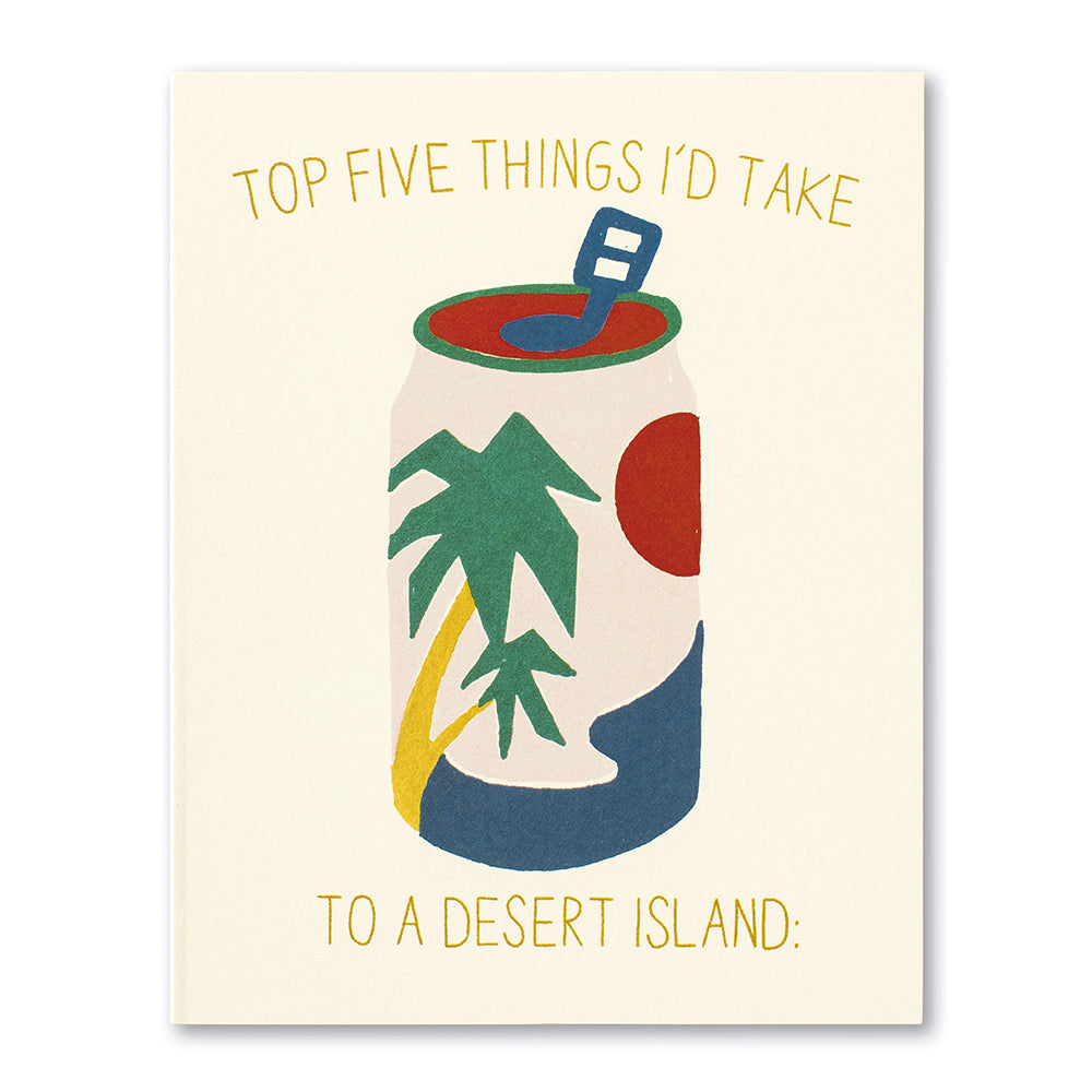 CARD LM FRIENDSHIP TOP FIVE THINGS