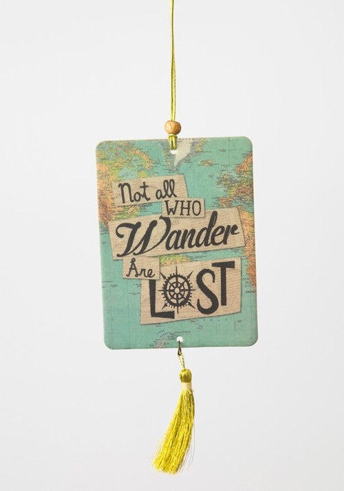 AIR FRESHENERS TASSEL NOT ALL WANDER OCEAN