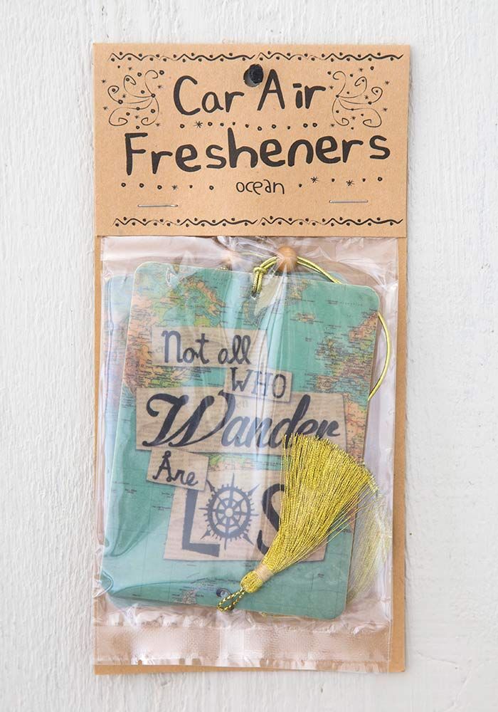 AIR FRESHENERS TASSEL NOT ALL WANDER OCEAN