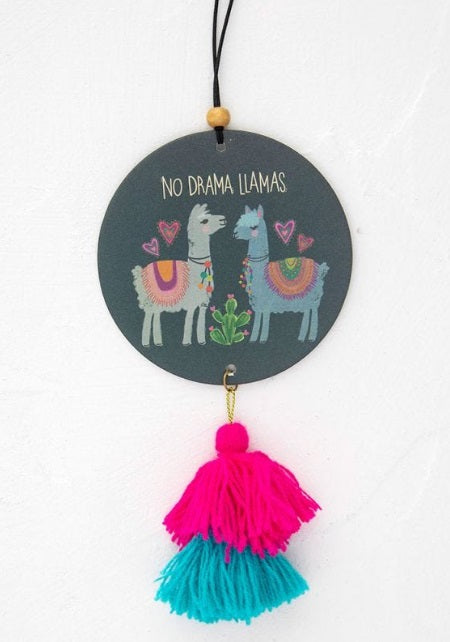 AIR FRESHENER TASSEL/BEAD NO DRAMA LLAMA