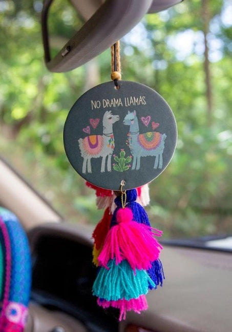 AIR FRESHENER TASSEL/BEAD NO DRAMA LLAMA