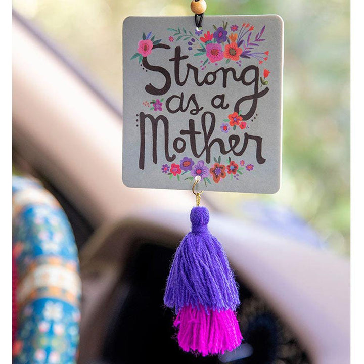 AIR FRESHENER TASSEL STRONG AS A MOTHER