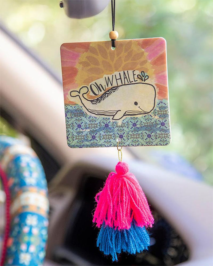 AIR FRESHENER TASSEL OH WHALE