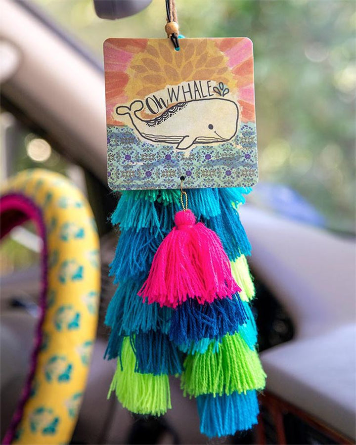 AIR FRESHENER TASSEL OH WHALE