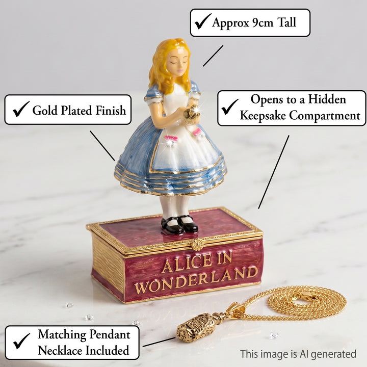 Alice - Cloisonné Collectible, Alice in Wonderland