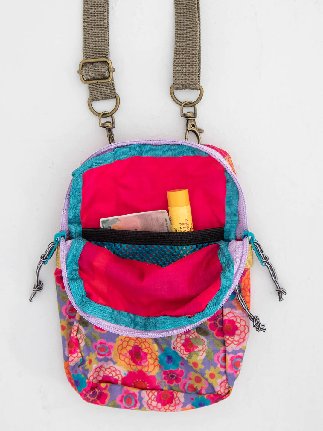 8 in 1 Pocket Crossbody Bag -  Garden