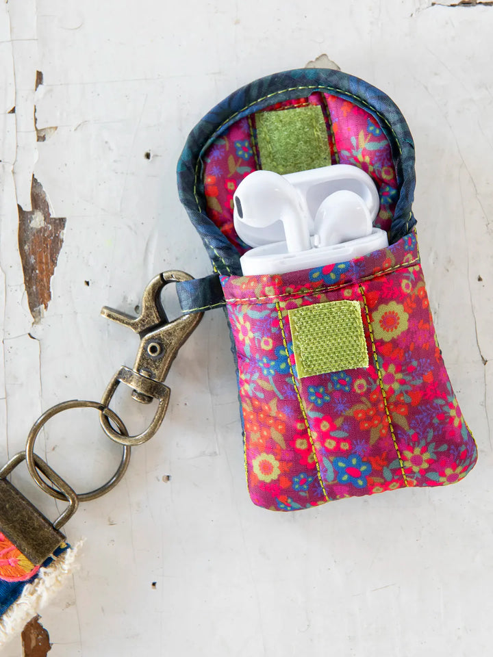 Ear Bud Case - Garden Floral