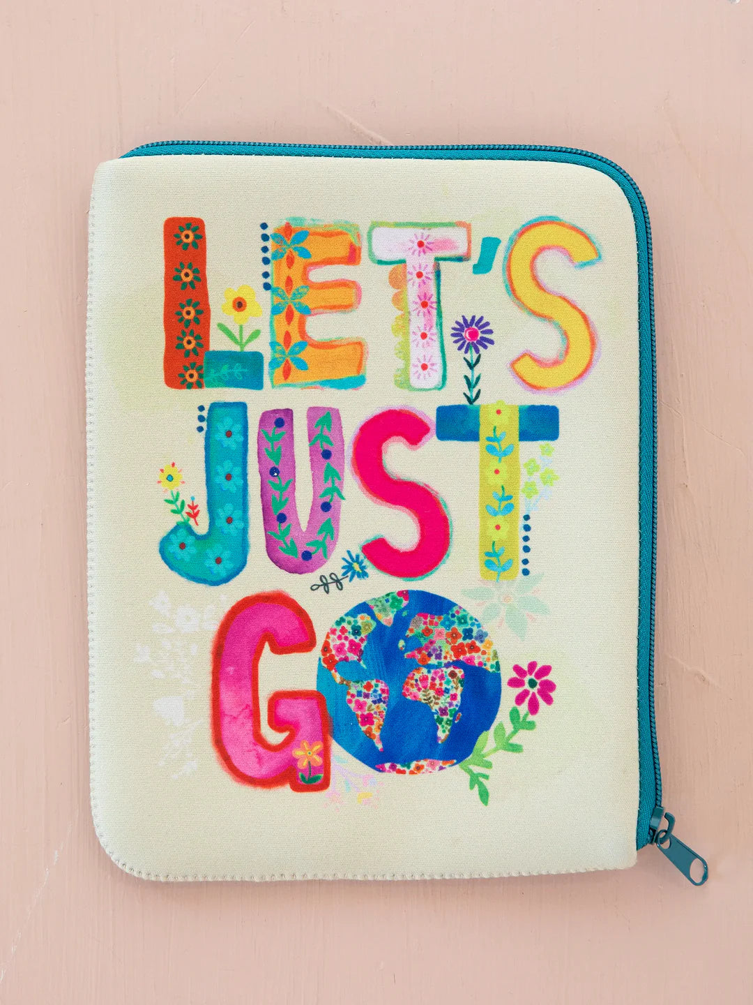 Travel Document Pouch - Let's Just Go