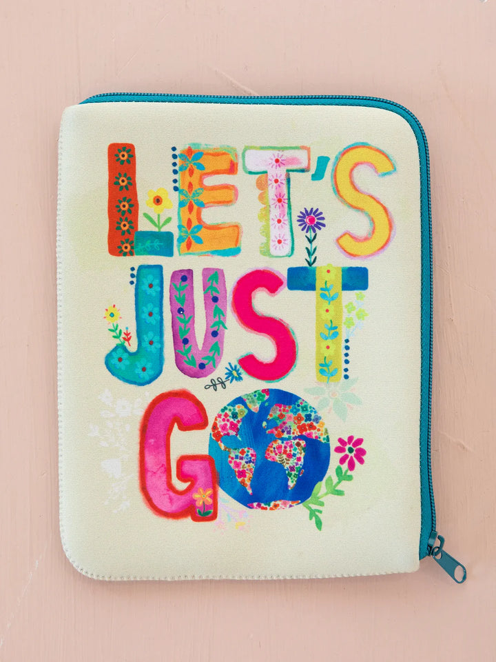 Travel Document Pouch - Let's Just Go