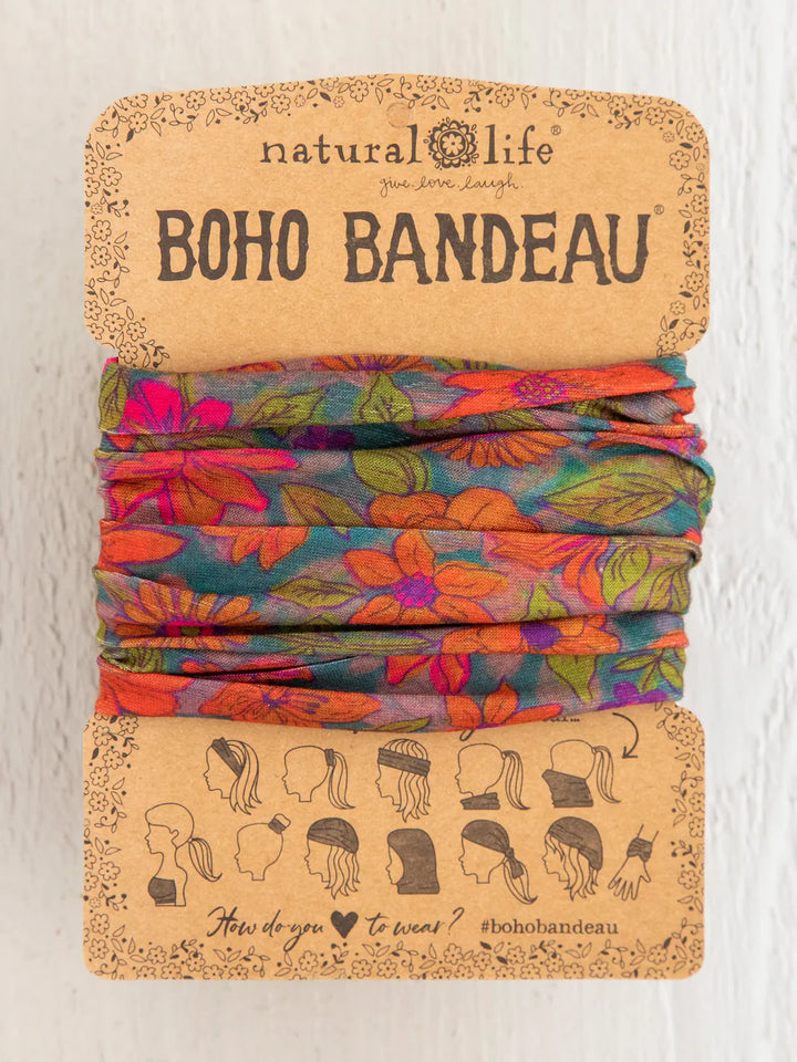 Full Boho Bandeau - Watercolor Neon