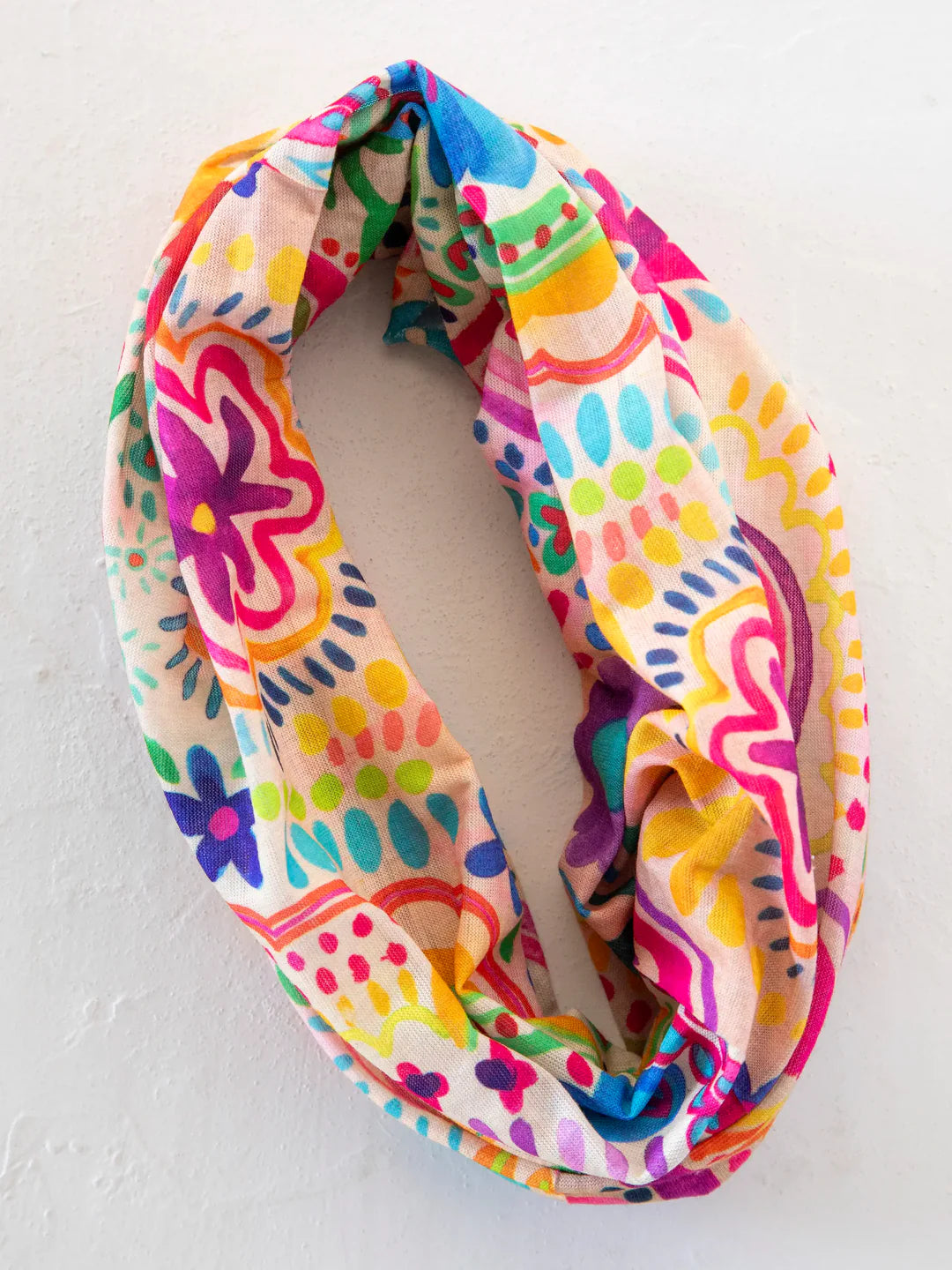 Boho Bandeau - Rainbow Doodle