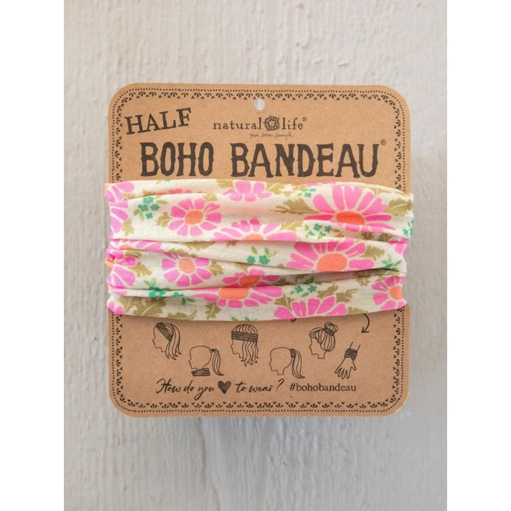 Half Boho Bandeau - Daisy Floral Vintage