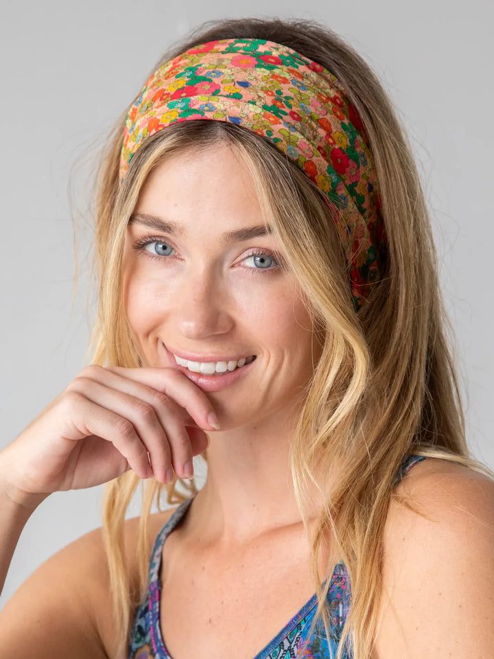 Half Boho Bandeau - Vintage Garden Peach