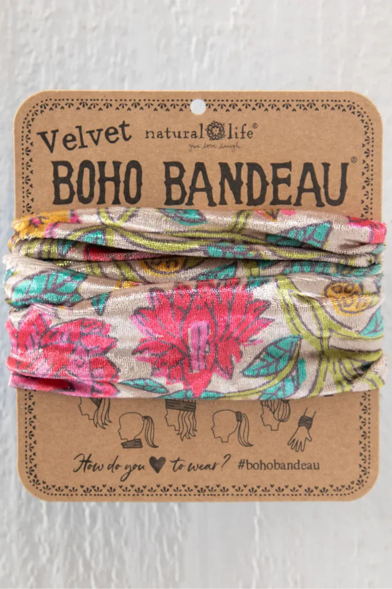 Velvet Boho Bandeau - Multi Lush