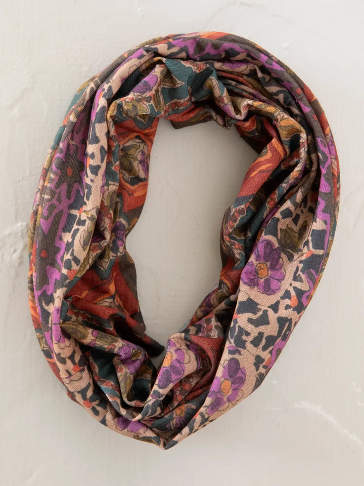 Boho Bandeau - Brown Tuscany Border