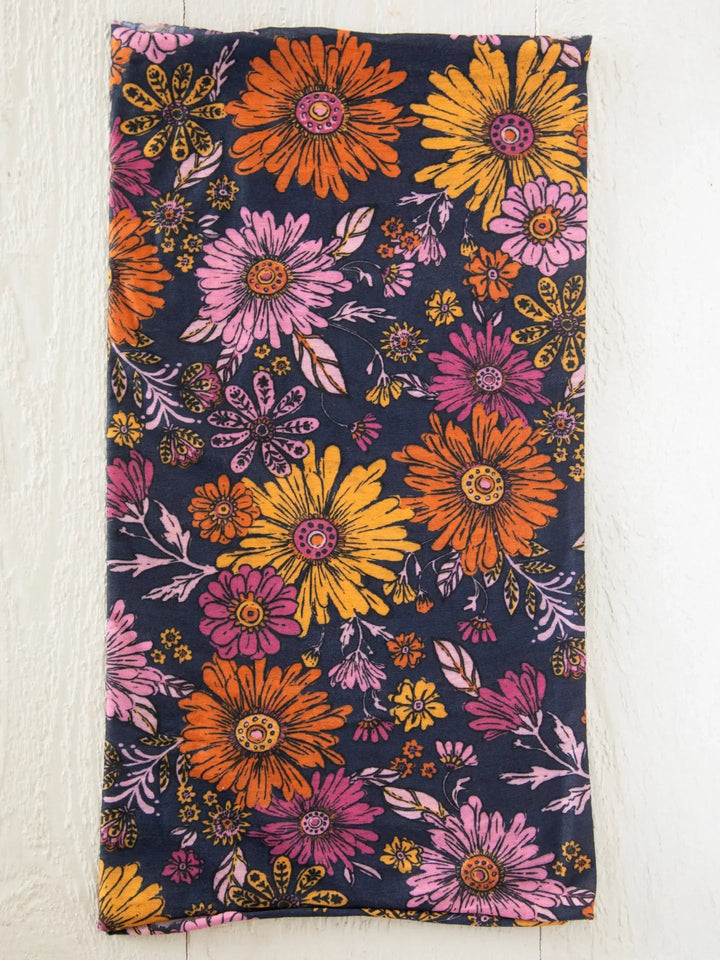 Boho Bandeau - Navy Whimscal Daisies
