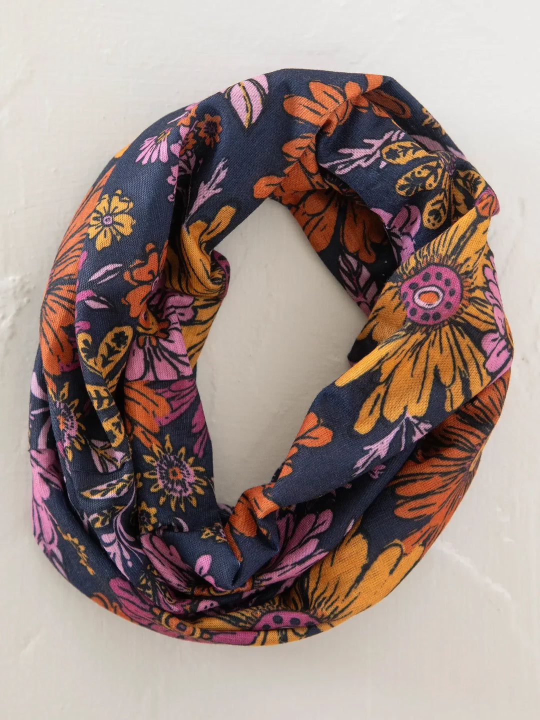 Boho Bandeau - Navy Whimscal Daisies