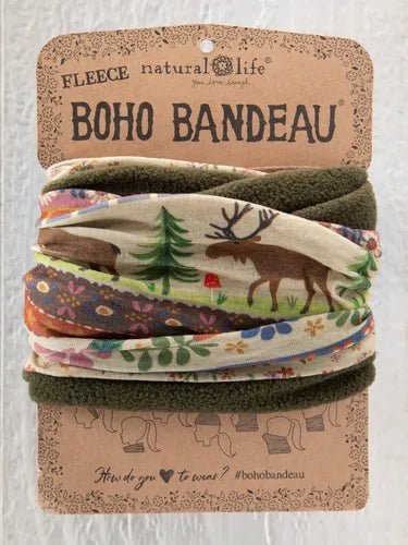 Fleece Boho Bandeau - Moose