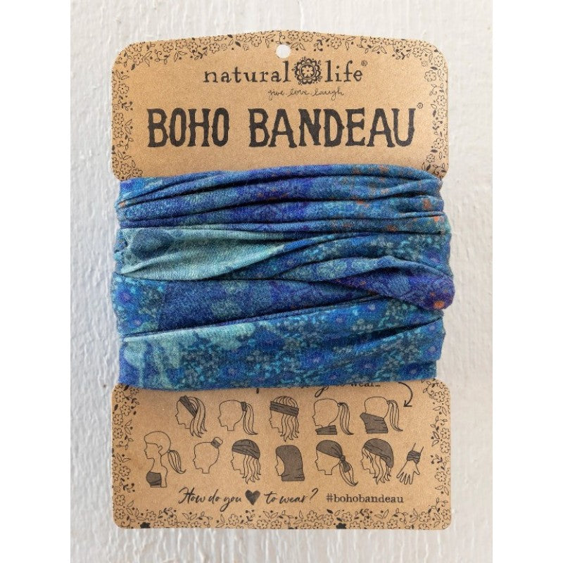 Boho Bandeau - Navy Patchwork