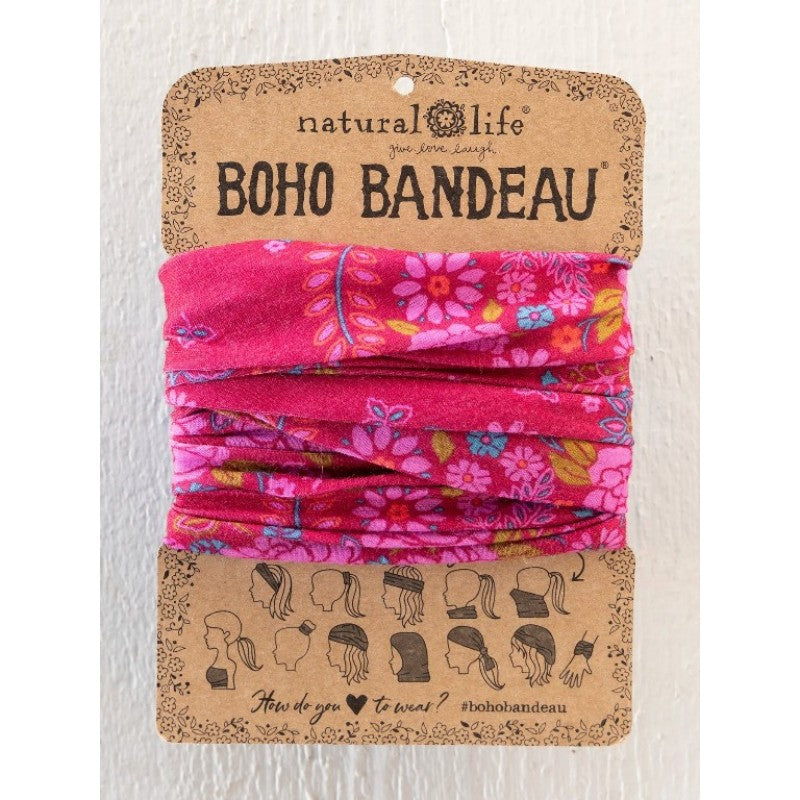 Boho Bandeau - Merlot Floral