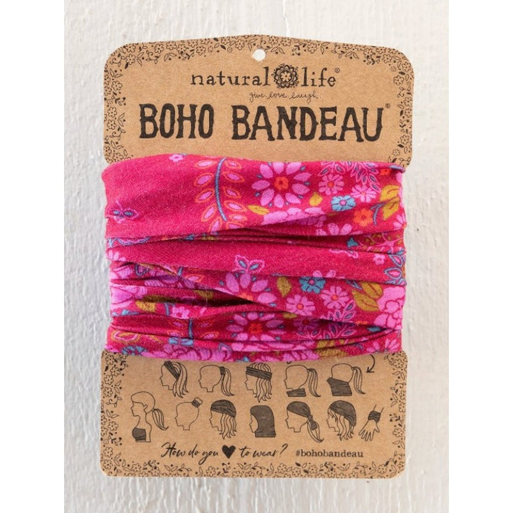 Boho Bandeau - Merlot Floral
