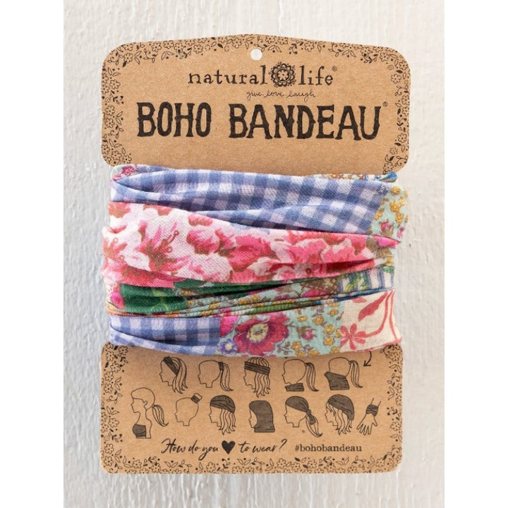 Boho Bandeau - Pink Vintage Tresure