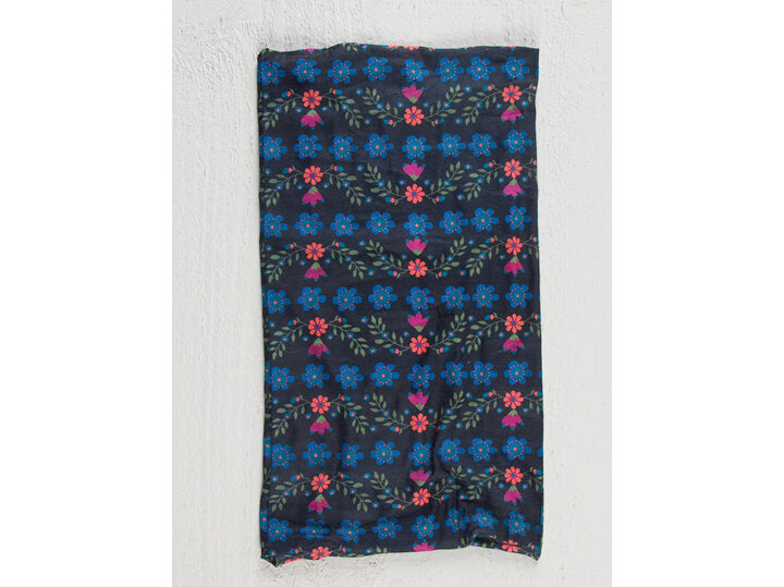 BOHO BANDEAU BLACK W/GREEN IVY