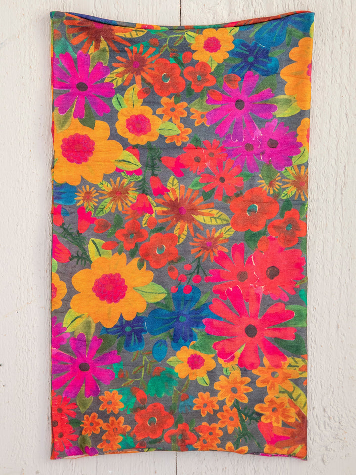 Boho Bandeau Orange/Pink Floral