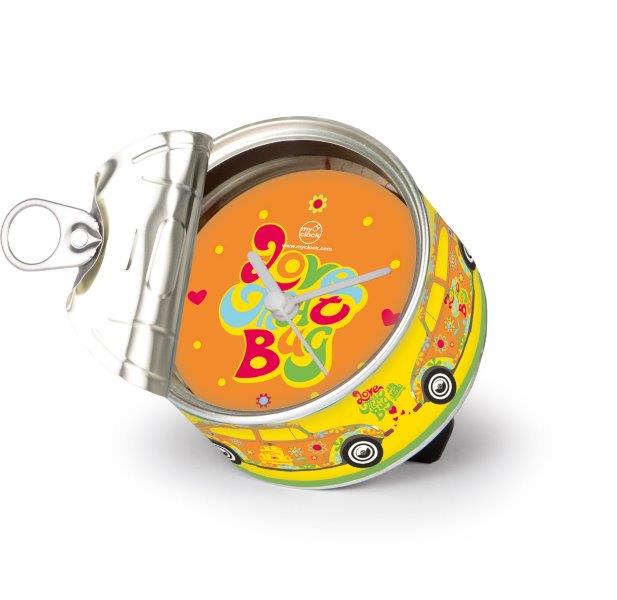 VW BEETLE MYCLOCK - FLOWER
