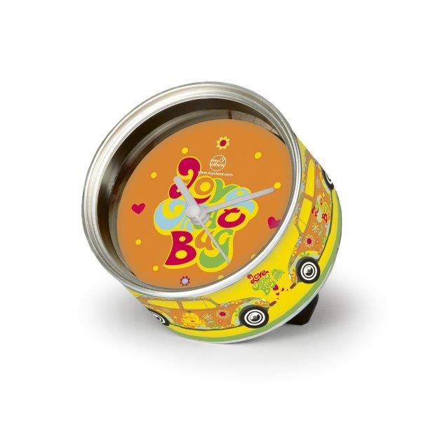 VW BEETLE MYCLOCK - FLOWER