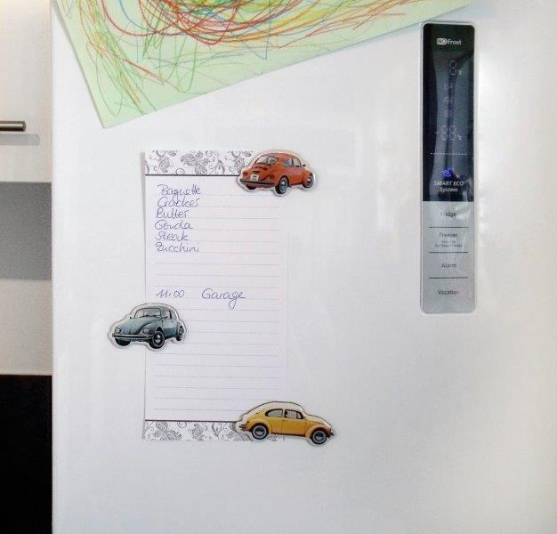 VW BEETLE MAGNET 3-PC SET IN BLISTER PACKAGING - FINAL