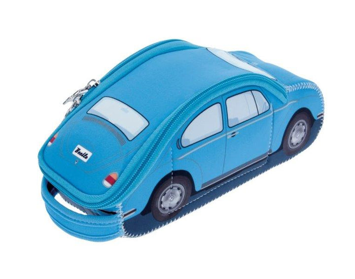 VW BEETLE 3D NEOPRENE SMALL UNIVERSAL BAG - LIGHT BLUE