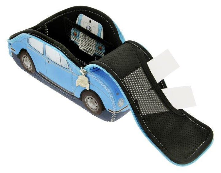 VW BEETLE 3D NEOPRENE SMALL UNIVERSAL BAG - LIGHT BLUE