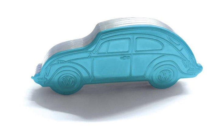 VW BEETLE 3D POCKET KNIFE IN GIFT TIN - BLUE