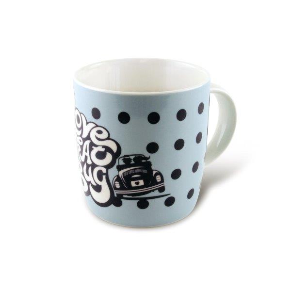VW BEETLE COFFEE MUG 370ml IN GIFT BOX - LOVE THAT BUG