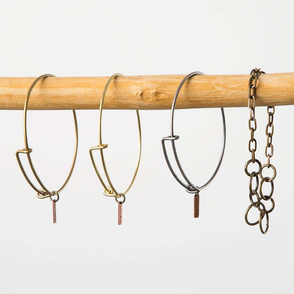 BRACELET ADJUST GUNMETAL JUNK MARKET