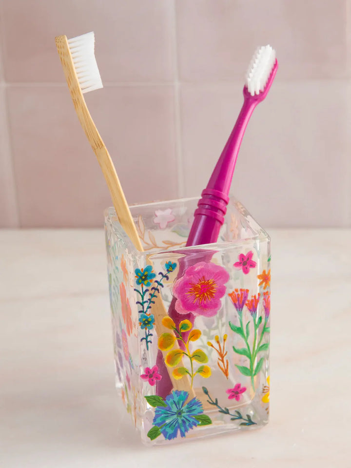 Bathroom Tumbler - Floral