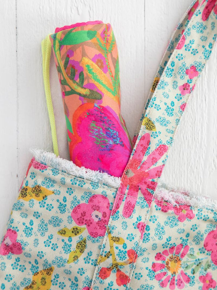 Yoga/Beach Towel - Be Happy Patchwork