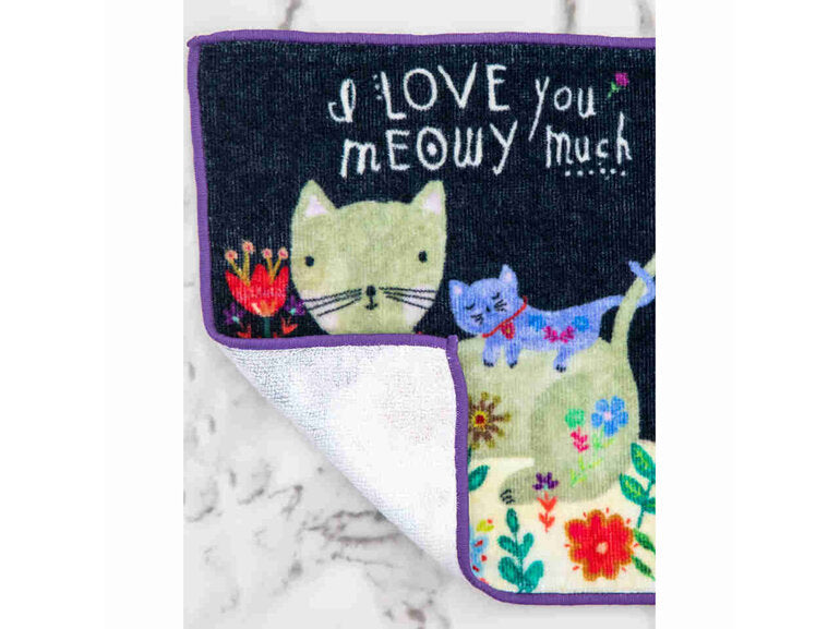 So Soft Washcloth Love Meowy Much