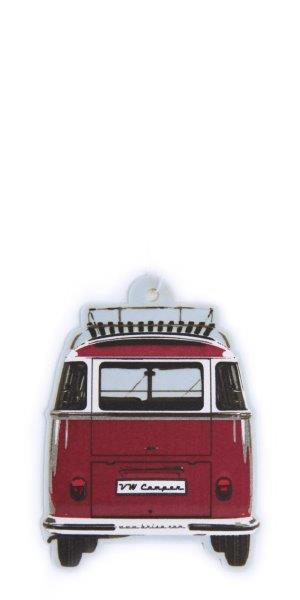 VW T1 BUS AIR FRESHENER - VANILLA/RED