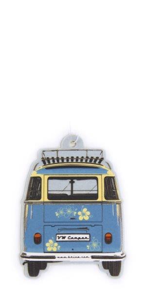 VW T1 BUS AIR FRESHENER - PINA COLADA/TURQUOISE