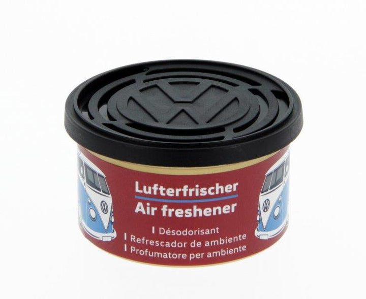 VW T1 BUS AIR FRESHENER IN A TIN - CHERRY/RED (D)