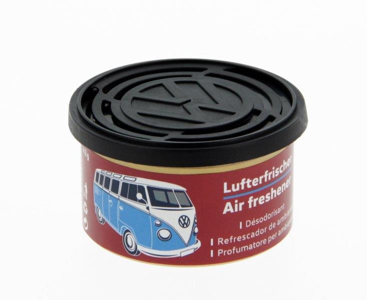 VW T1 BUS AIR FRESHENER IN A TIN - CHERRY/RED (D)