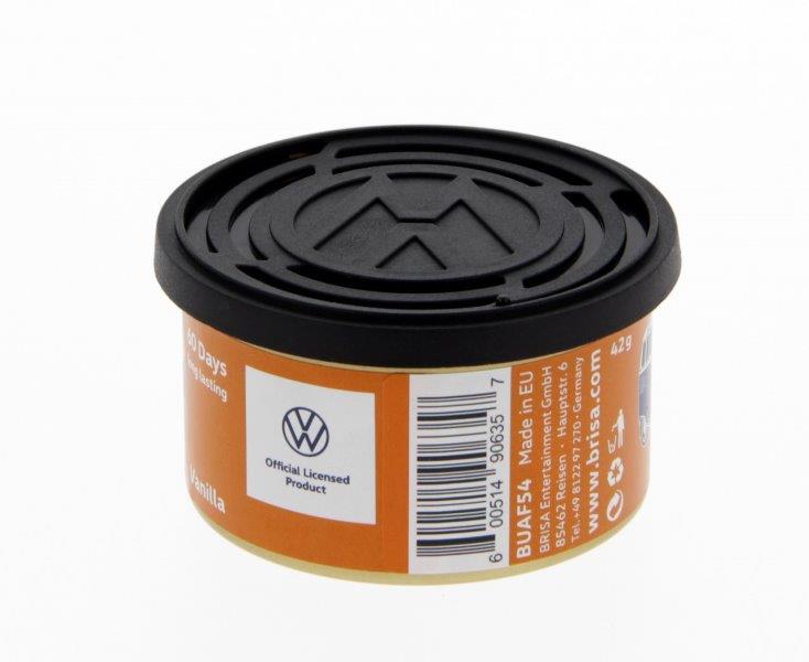 VW T1 BUS AIR FRESHENER IN A TIN - VANILLA/ORANGE (D)