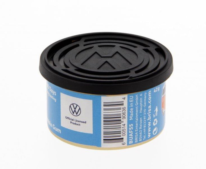 VW T1 BUS AIR FRESHENER IN A TIN - BUBBLE GUM/LIGHT BLUE (D)