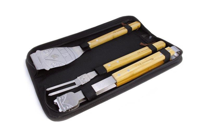 VW T1 BUS BBQ UTENSIL SET WITH CARRYING CASE
