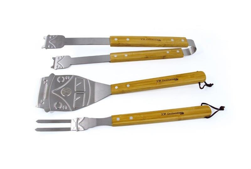 VW T1 BUS BBQ UTENSIL SET WITH CARRYING CASE